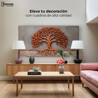 Foto 3 | Cuadro Árbol De La Vida Canvas Árbol Vida Sabia 120x60