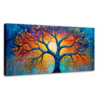 Foto 1 | Cuadro Árbol De La Vida Canvas Árbol Vida Danza 120x60