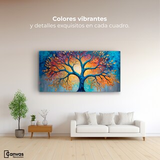 Foto 2 | Cuadro Árbol De La Vida Canvas Árbol Vida Danza 120x60