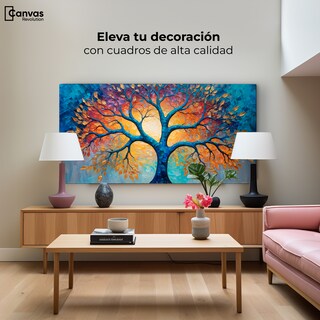 Foto 3 | Cuadro Árbol De La Vida Canvas Árbol Vida Danza 120x60