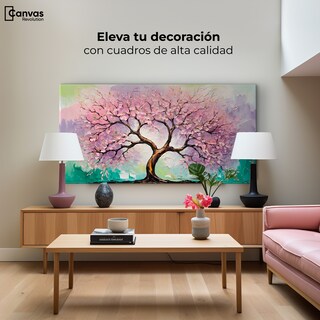 Foto 3 | Cuadros Árbol De La Vida Canvas Árbol Vida Pastel 120x60