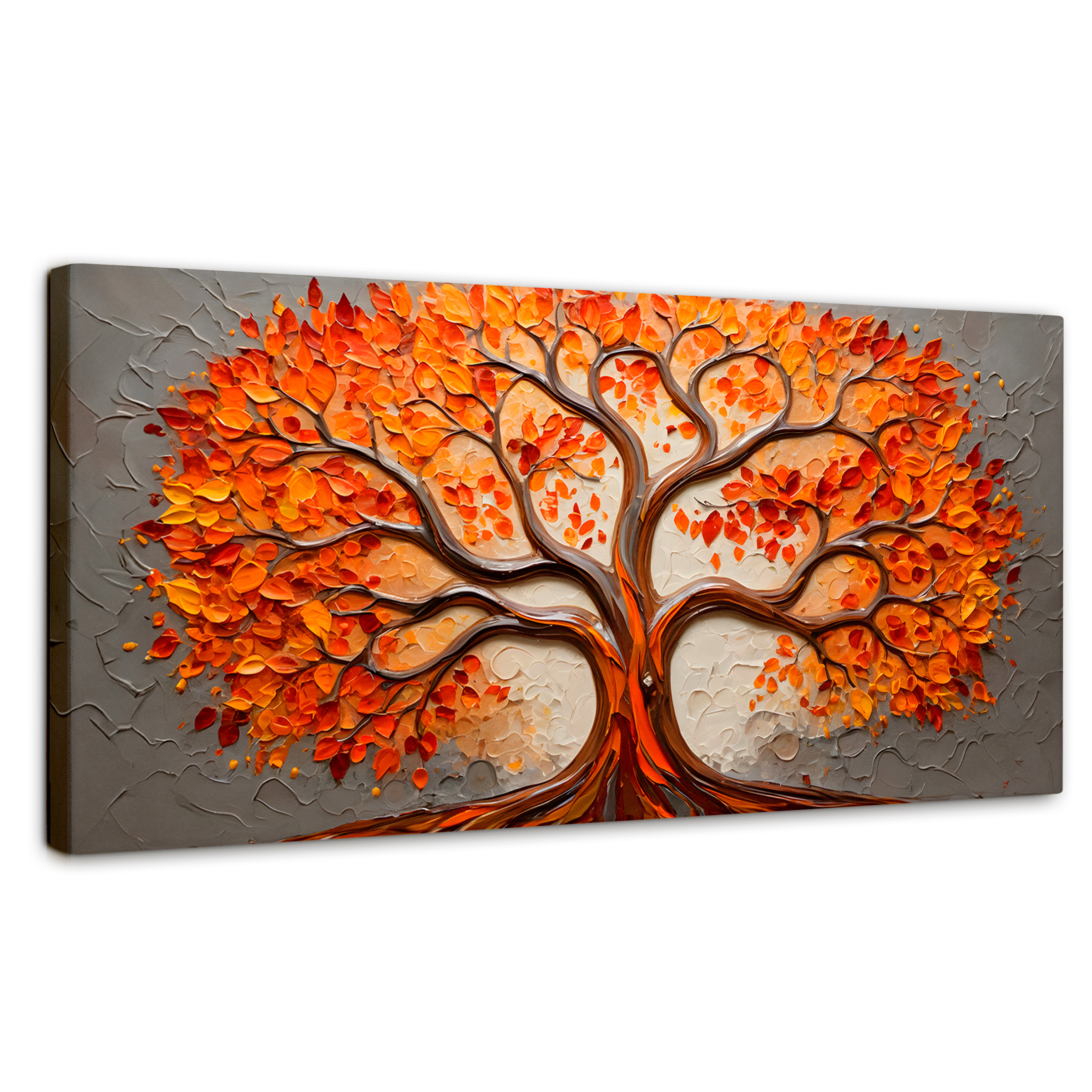 Foto 2 pulgar | Cuadro Árbol De La Vida Canvas Árbol Vida Fuego 120x60