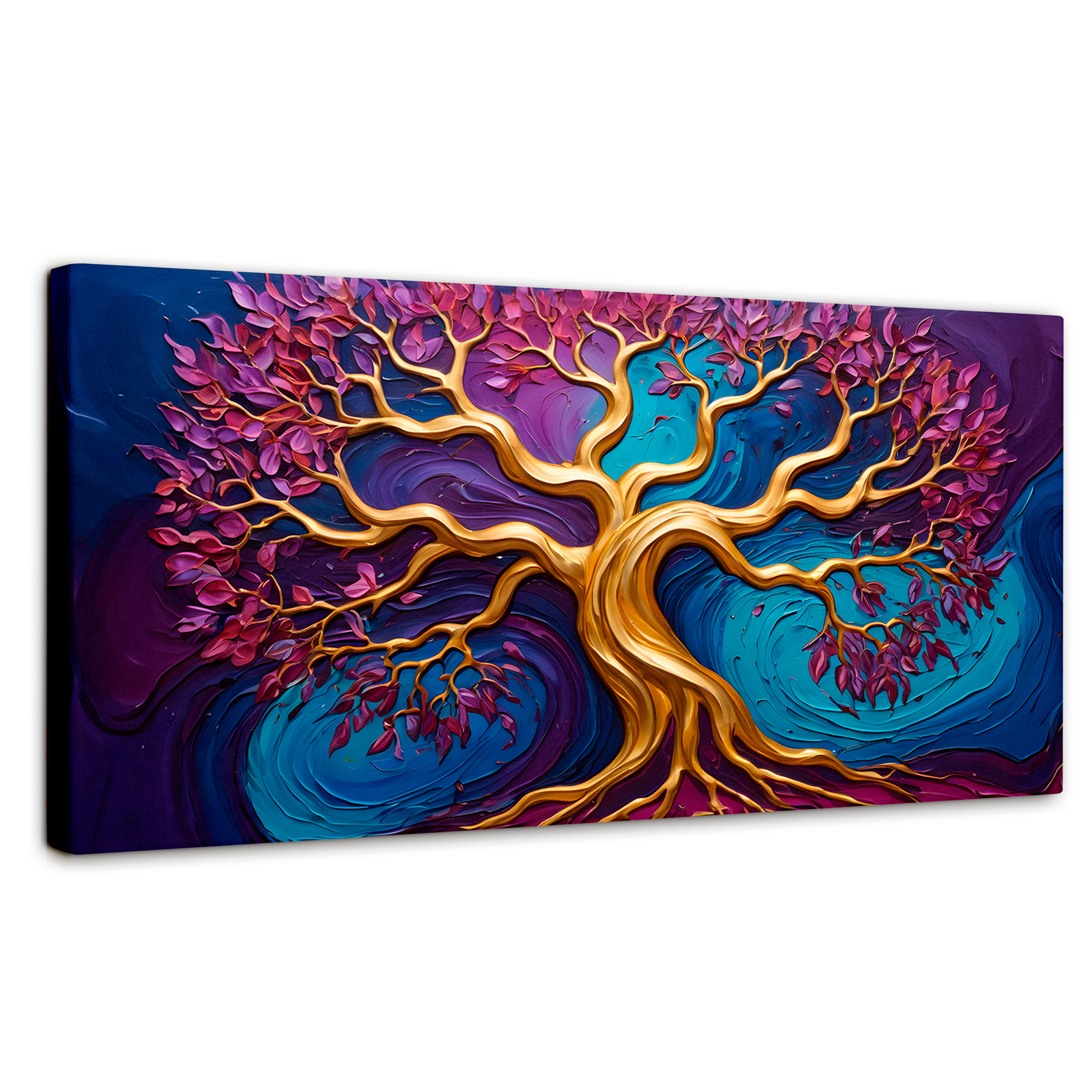 Foto 2 pulgar | Cuadro Árbol De La Vida Canvas Árbol Vida Infinito 120x60