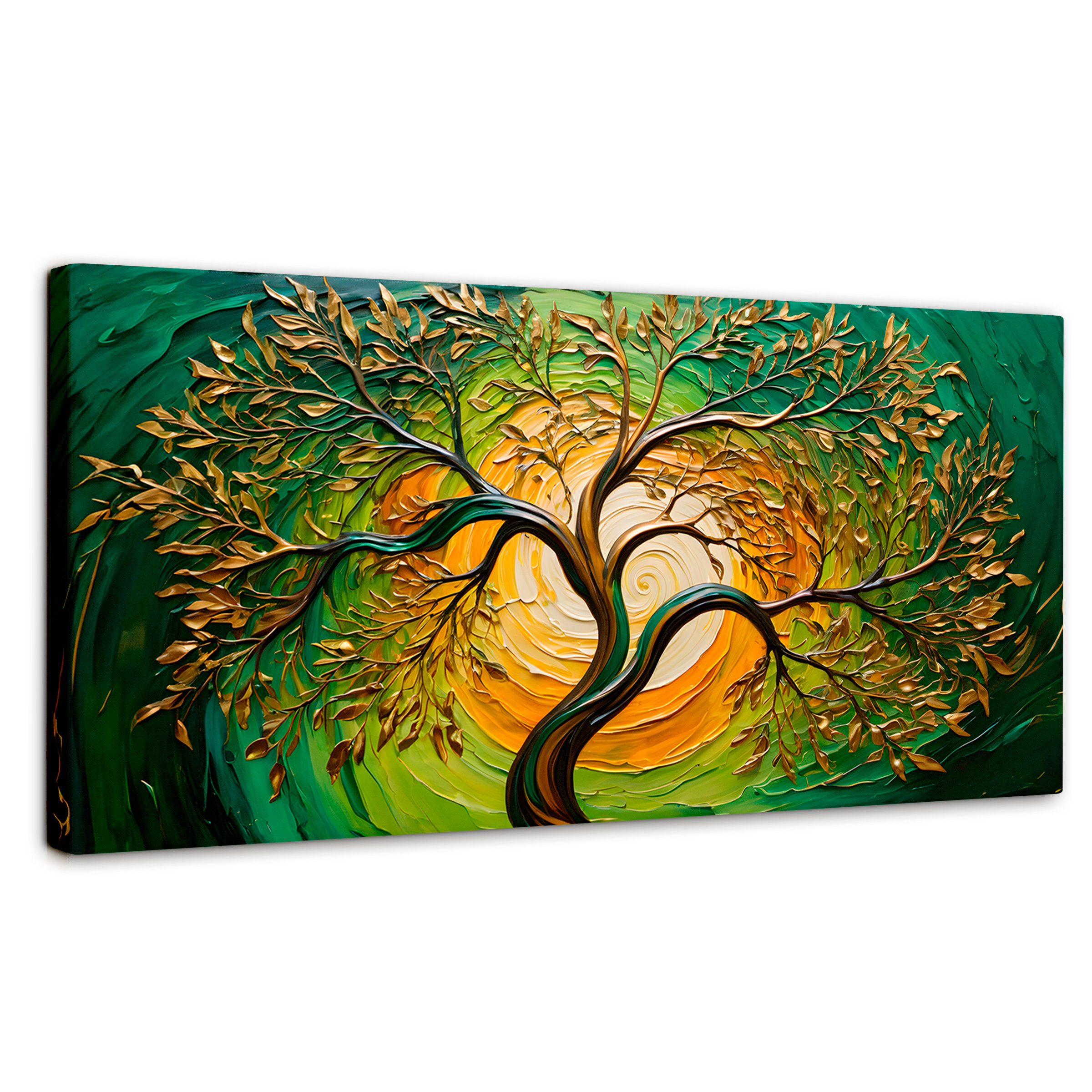 Foto 2 pulgar | Cuadro Árbol De La Vida Canvas Arbol Vida Alma Sol 120x60