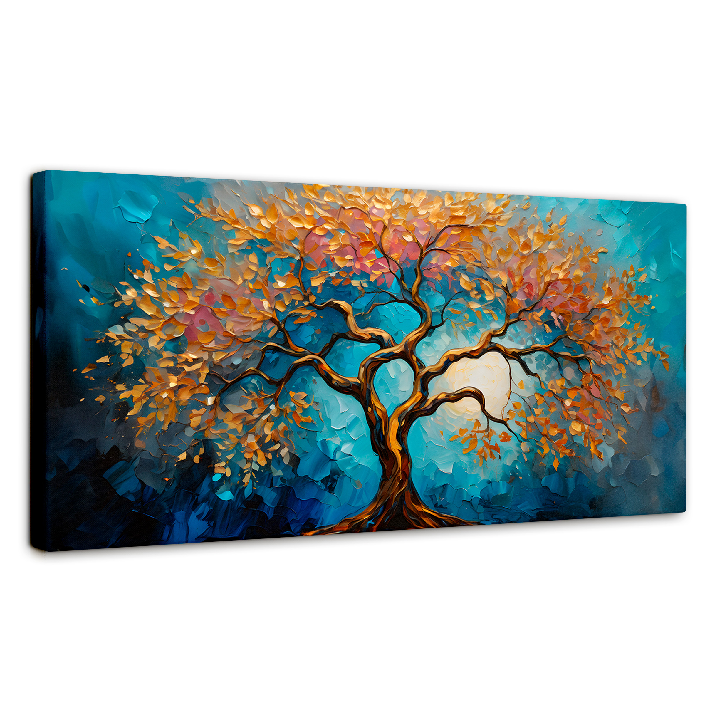 Foto 2 pulgar | Cuadro Árbol De La Vida Canvas Árbol Vida Fusión 120x60