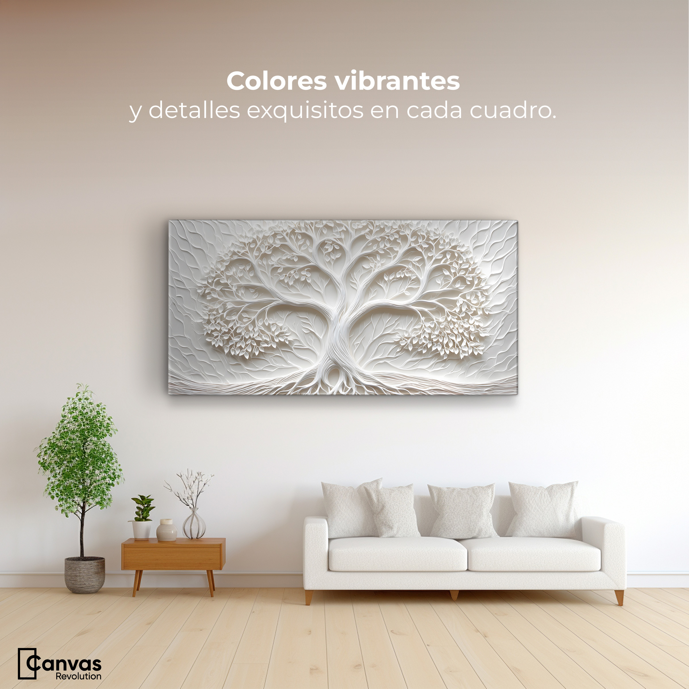 Foto 3 pulgar | Cuadro Árbol De La Vida Canvas Árbol Vida Alma 120x60