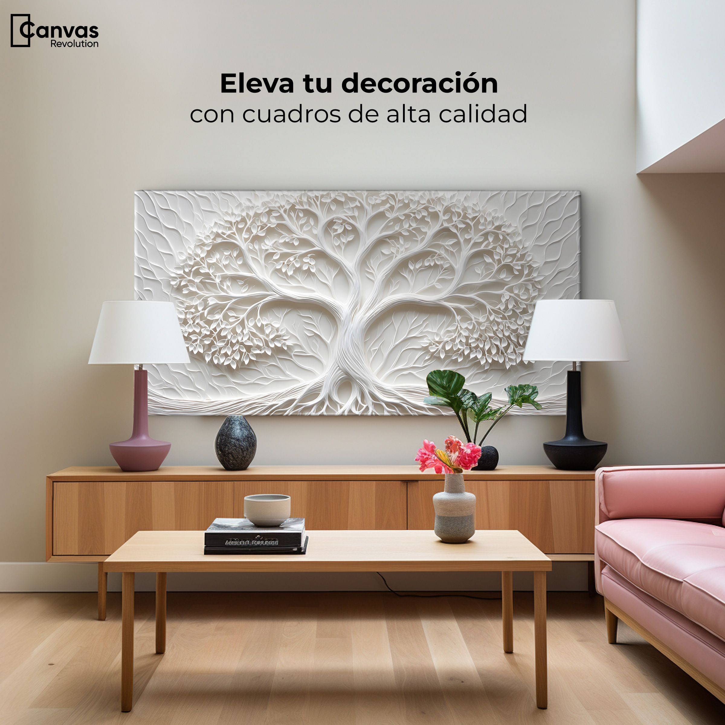 Foto 4 pulgar | Cuadro Árbol De La Vida Canvas Árbol Vida Alma 120x60
