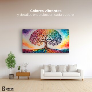 Foto 2 | Cuadro Árbol De La Vida Canvas Árbol Vida Milenio 120x60