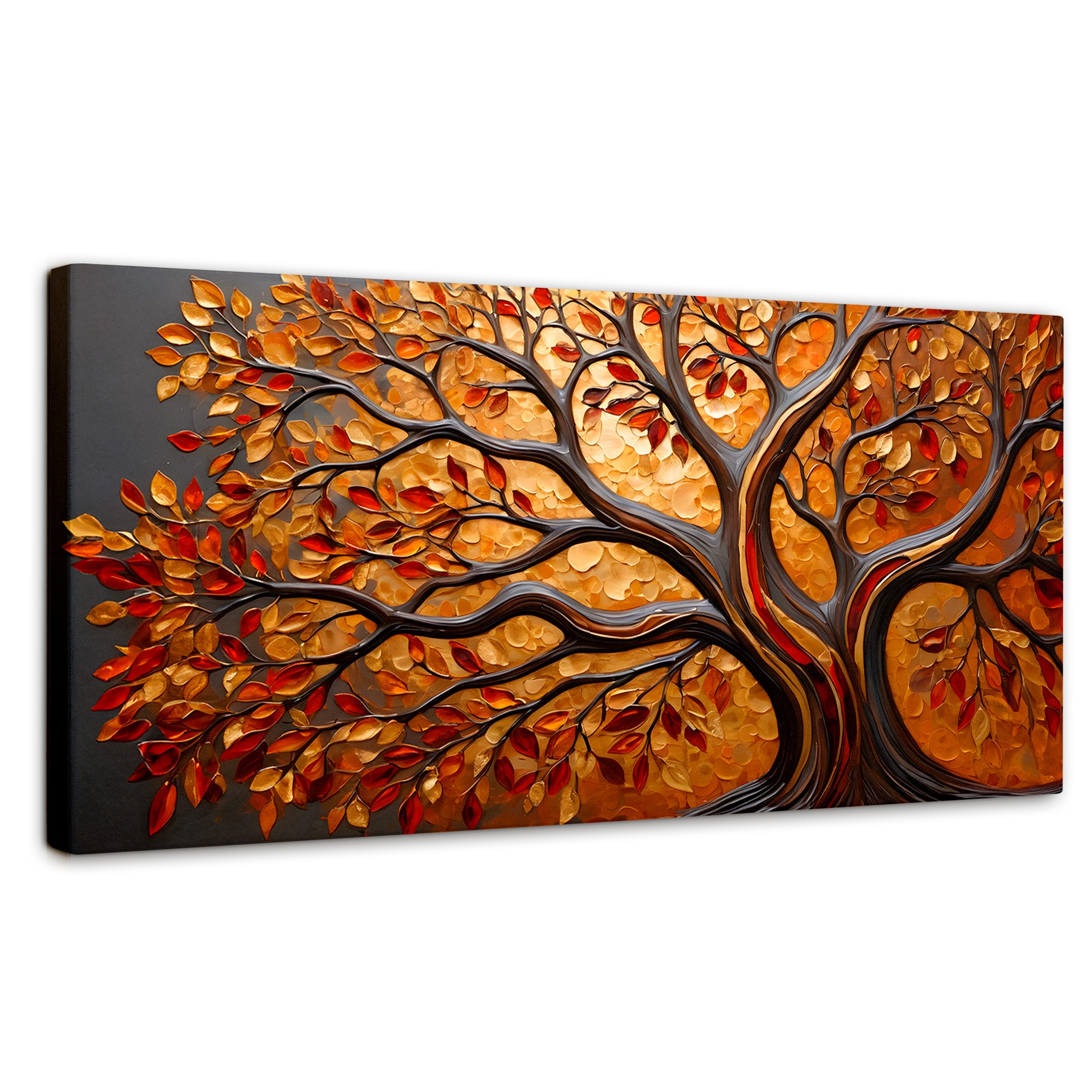 Cuadro Árbol De La Vida Canvas Árbol Vida Elixir 120x60 $1,194