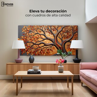 Foto 3 | Cuadro Árbol De La Vida Canvas Árbol Vida Elixir 120x60