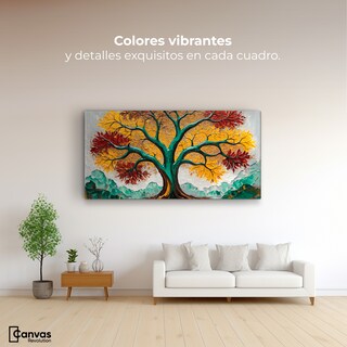 Foto 2 | Cuadro Árbol De La Vida Canvas Árbol Vida Amanecer 120x60