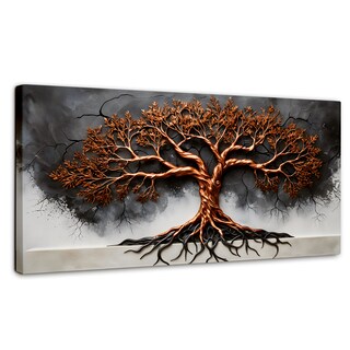 Foto 1 | Cuadro Árbol De La Vida Canvas Árbol Vida Silencio 120x60