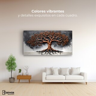Foto 2 | Cuadro Árbol De La Vida Canvas Árbol Vida Silencio 120x60
