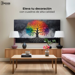 Foto 3 | Cuadro Árbol De La Vida Canvas Árbol Vida Poder 120x60