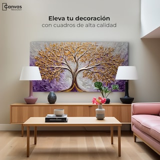 Foto 3 | Cuadro Árbol De La Vida Canvas Árbol Vida Pleno 120x60