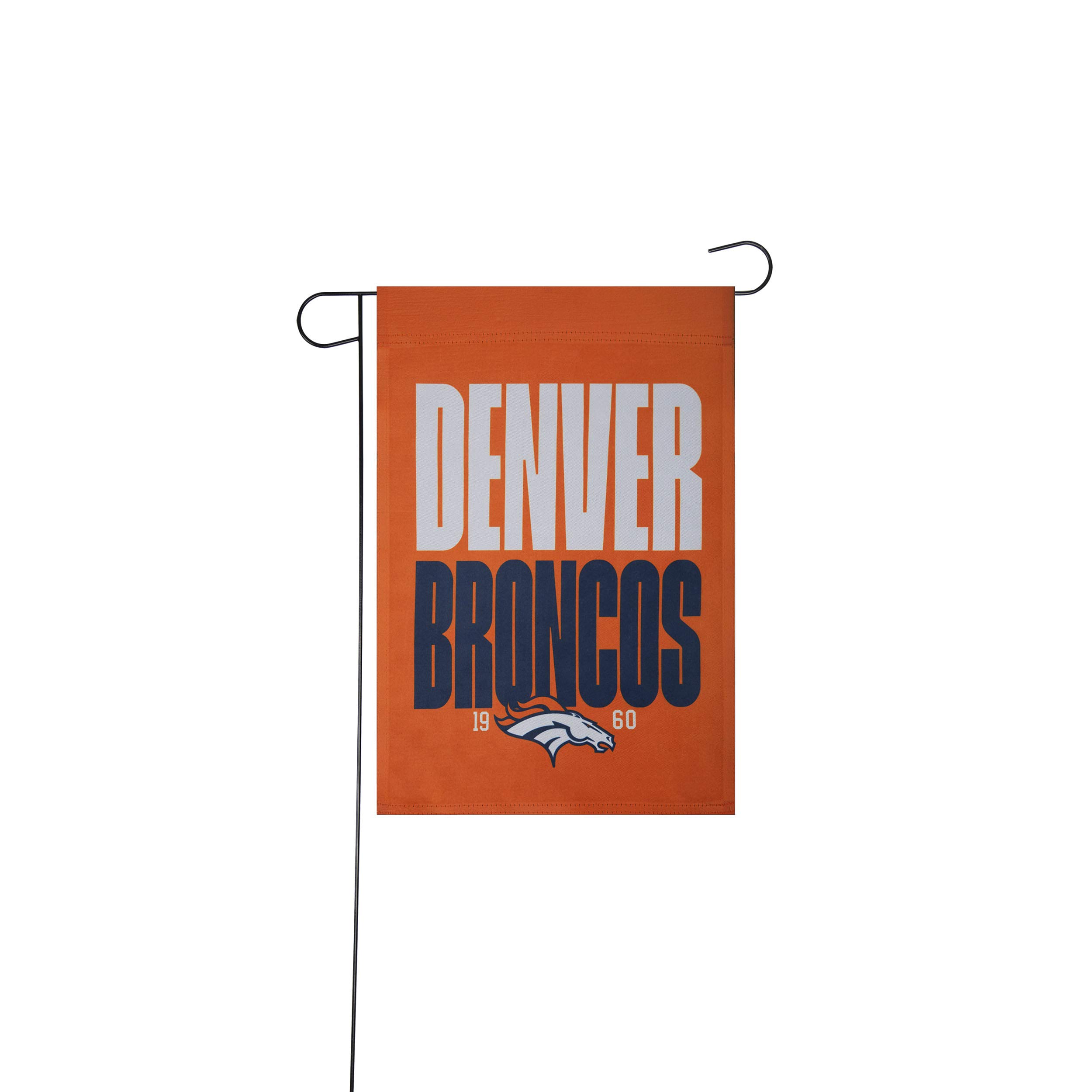 Foto 2 pulgar | Bandera De Jardín Foco Denver Broncos Con Licencia Oficial De La Nfl - Venta Internacional.