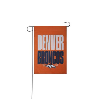 Foto 1 | Bandera De Jardín Foco Denver Broncos Con Licencia Oficial De La Nfl - Venta Internacional.