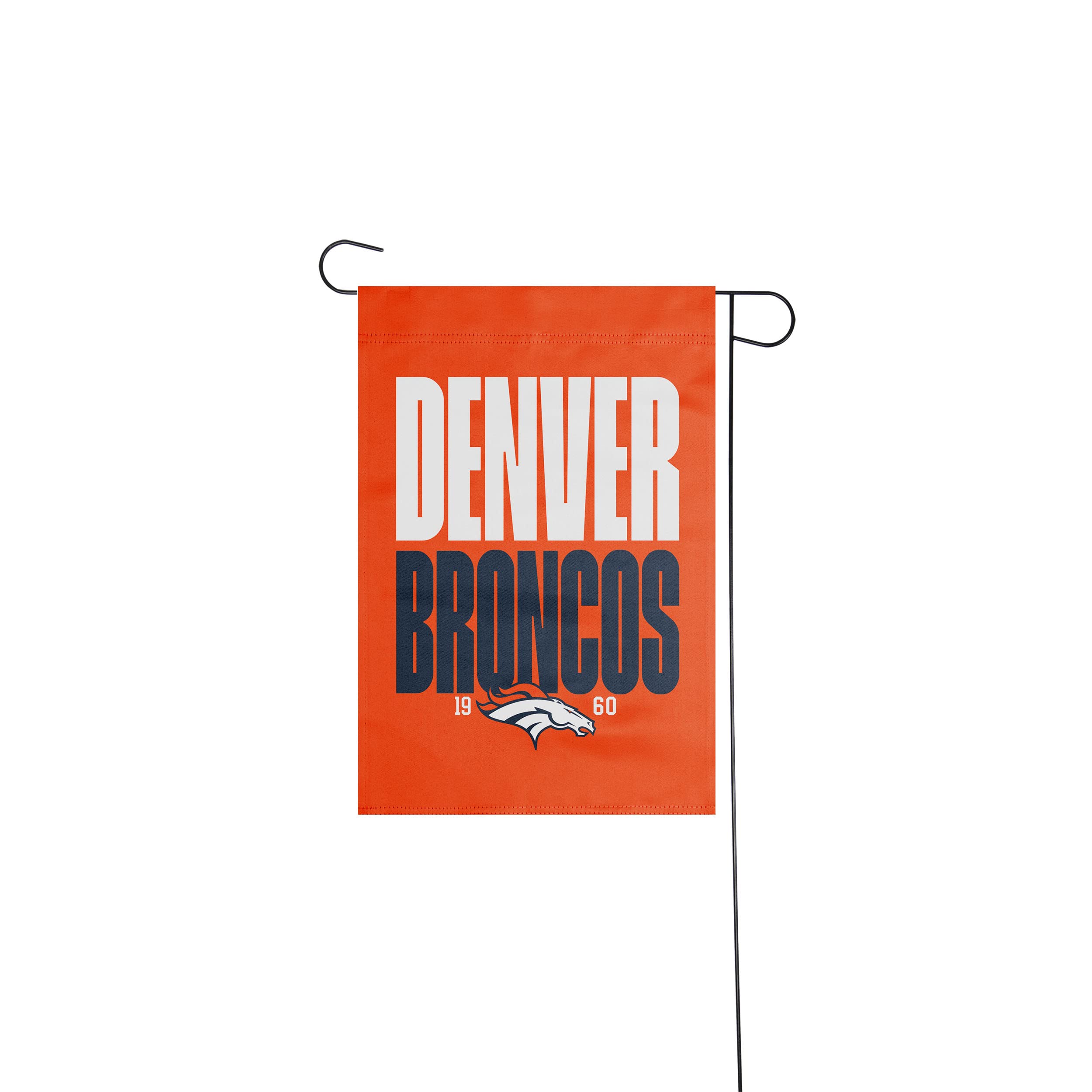 Foto 3 pulgar | Bandera De Jardín Foco Denver Broncos Con Licencia Oficial De La Nfl - Venta Internacional.