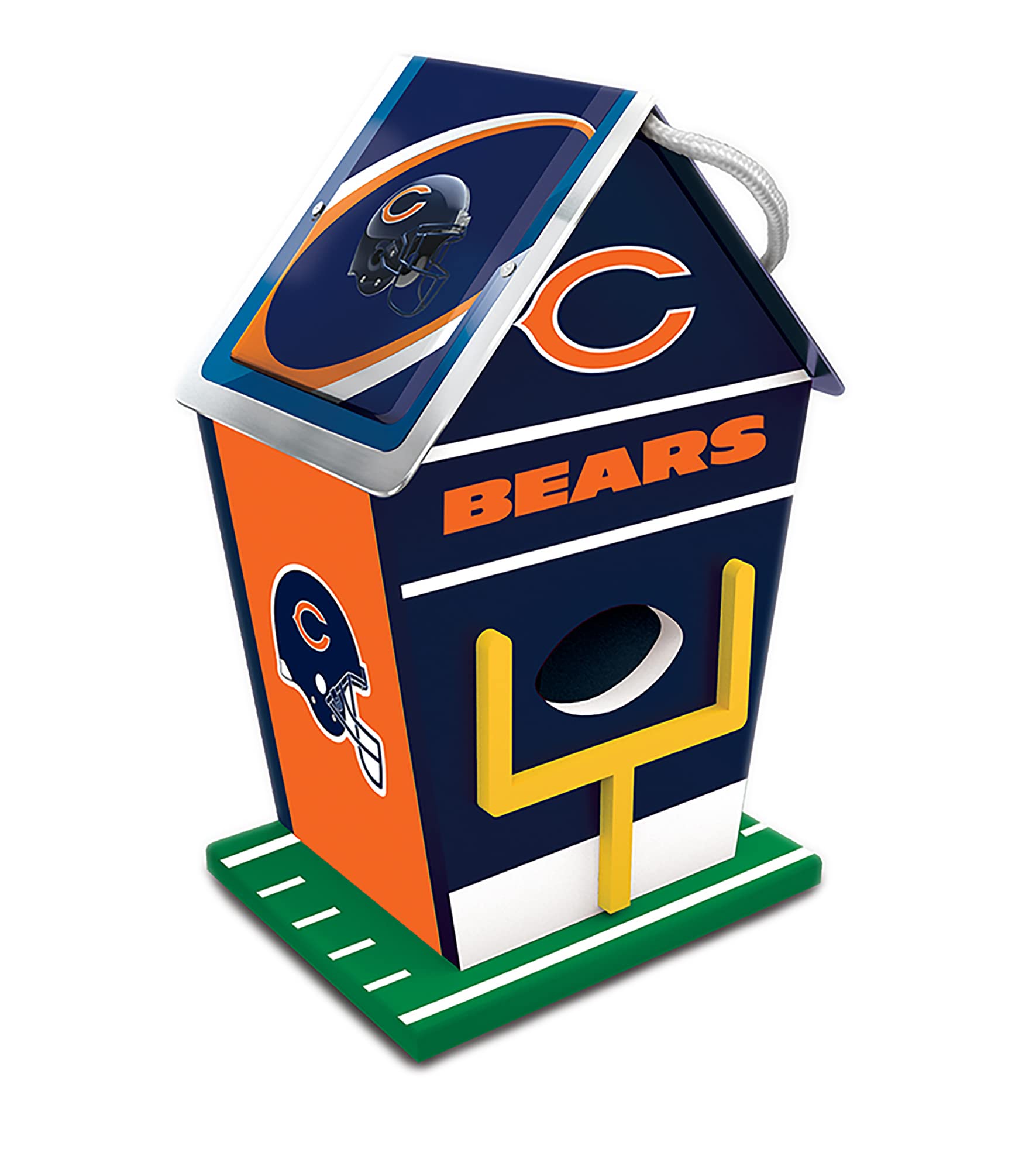 Birdhouse Masterpieces Nfl, Madera De Los Chicago Bears, 20 X 13 Cm - Venta Internacional.