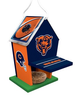 Foto 2 | Birdhouse Masterpieces Nfl, Madera De Los Chicago Bears, 20 X 13 Cm - Venta Internacional.