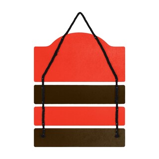 Foto 5 | Letrero De Madera Foco Nfl Cleveland Browns Man Cave 35 X 30 Cm - Venta Internacional.