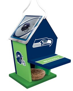 Foto 2 | Birdhouse Masterpieces Nfl Seattle Seahawks, Madera, 20 X 13 Cm - Venta Internacional.
