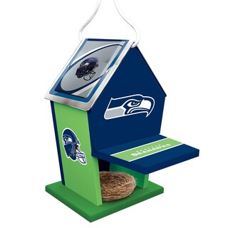 Foto 5 | Birdhouse Masterpieces Nfl Seattle Seahawks, Madera, 20 X 13 Cm - Venta Internacional.