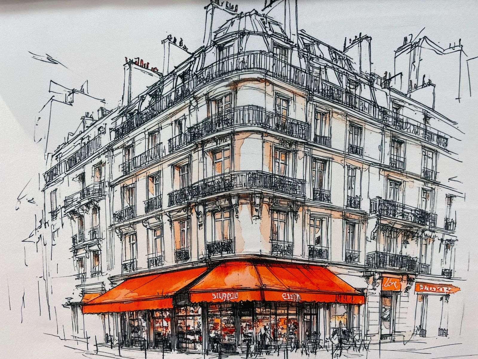 Foto 2 | Pendón Decorativo Calle De París 60x90 Cm