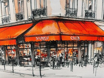 Foto 3 | Pendón Decorativo Calle De París 60x90 Cm