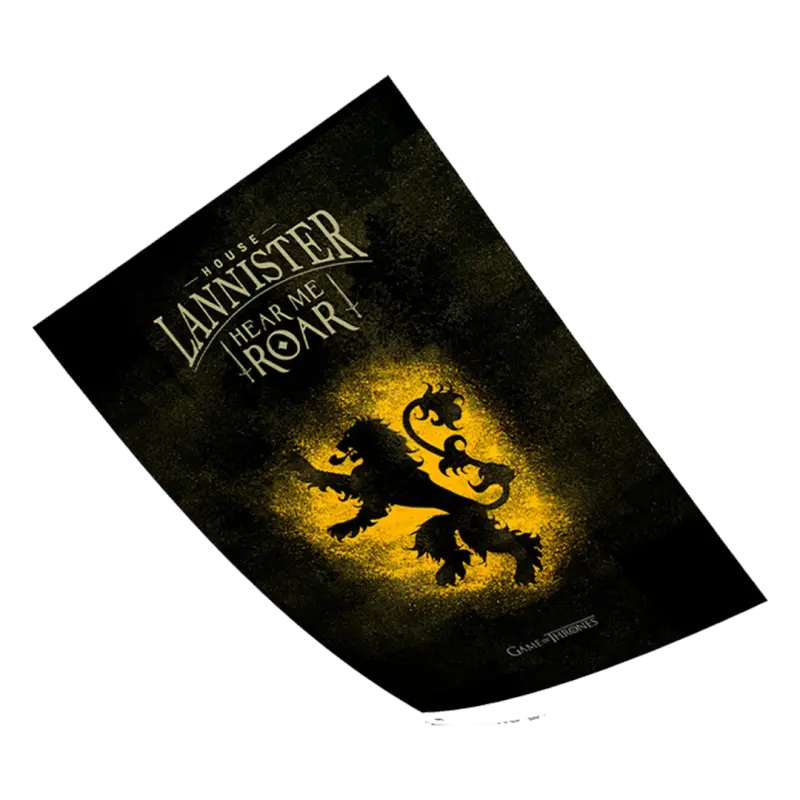 Foto 2 pulgar | Poster Exclusivo (piezas Limitadas) Game Of Thrones - Lannister