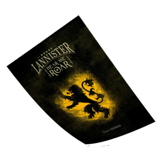 Foto 1 | Poster Exclusivo (piezas Limitadas) Game Of Thrones - Lannister