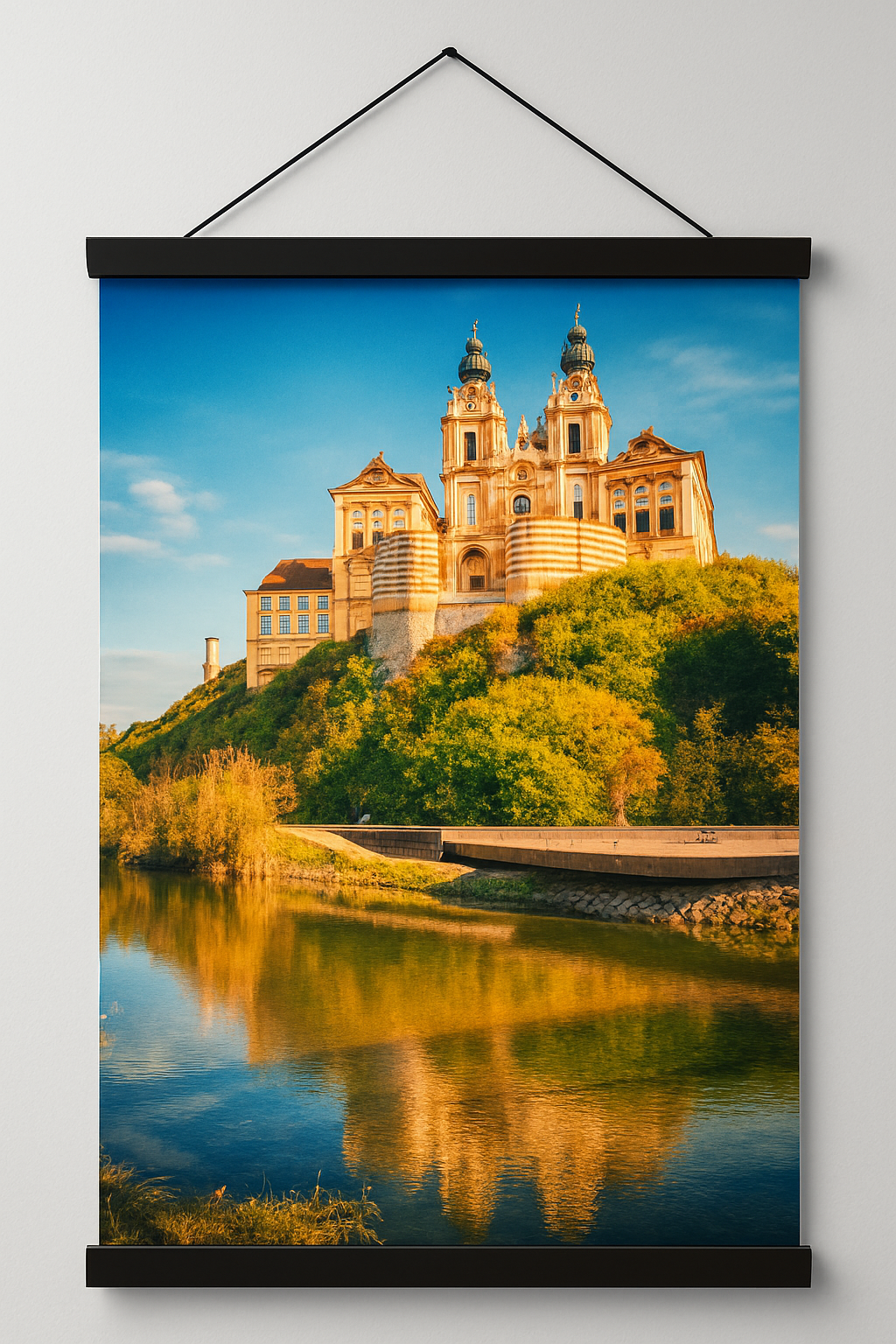 Pendón Decorativo Castillo Europeo 60x90 Cm