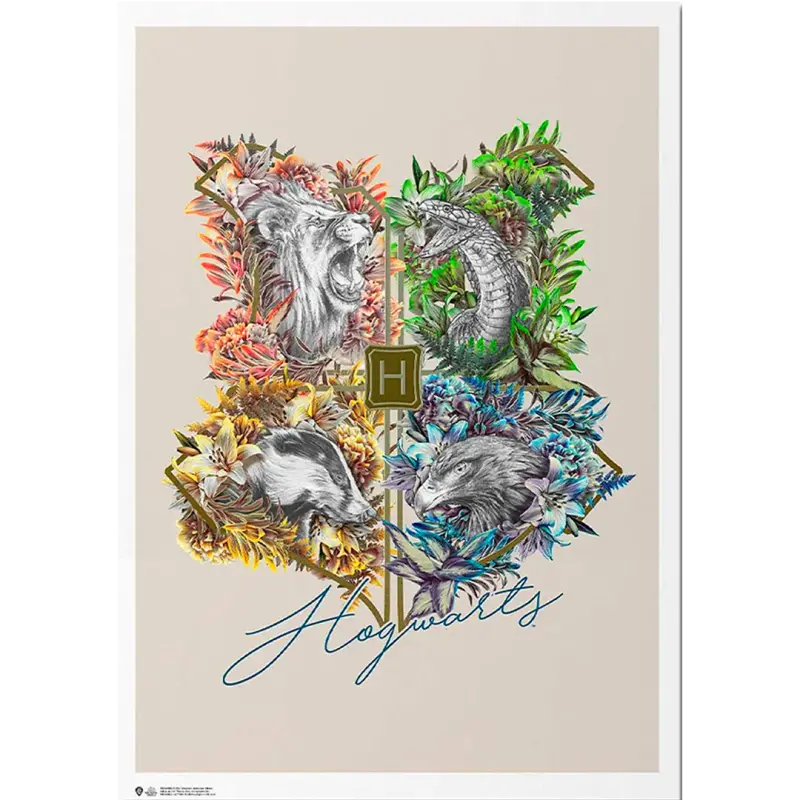 Foto 2 pulgar | Poster Exclusivo (piezas Limitadas) Harry Potter - Hogwarts
