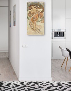 Foto 4 | Cuadro Decorativo - Las Artes 2 (1898)- Alphonse Mucha - Fotografía - 34x64 - Impresión En Lienzo - Fine Art Tj