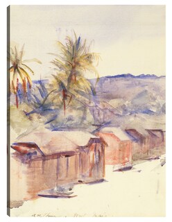 Foto 1 | Cuadro Decorativo - Calle Del Pueblo, Dominica- Abbott Handerson Thayer - Paisaje - 46x61 - Impresión En Lienzo -