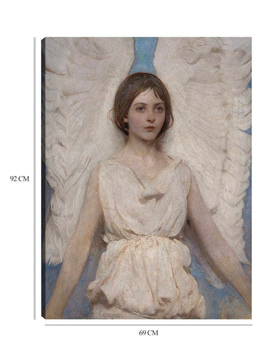 Foto 7 pulgar | Cuadro Decorativo - Ángel (1887)- Abbott Handerson Thayer - Religión - 69x92 - Impresión En Lienzo - Fine Art Tj