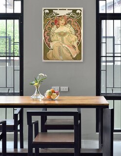Foto 4 | Cuadro Decorativo - Obraz- Alphonse Mucha - Fotografía - 28x36 - Impresión En Lienzo - Fine Art Tj