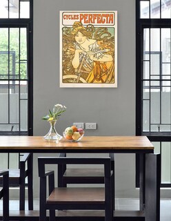 Foto 4 | Cuadro Decorativo - Ciclos Perfecta (1897)- Alphonse Mucha - Frases - 69x92 - Impresión En Lienzo - Fine Art Tj