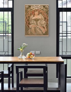 Foto 4 | Cuadro Decorativo - Ensueño- Alphonse Mucha - Fotografía - 69x92 - Impresión En Lienzo - Fine Art Tj