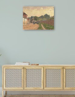 Foto 4 | Cuadro Decorativo - Marly El Rey- Alfred Sisley - Religión - 46x61 - Impresión En Lienzo - Fine Art Tj