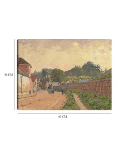 Foto 6 | Cuadro Decorativo - Marly El Rey- Alfred Sisley - Religión - 46x61 - Impresión En Lienzo - Fine Art Tj