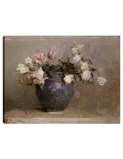 Foto 1 | Cuadro Decorativo - Rosas (1890) Handerson- Abbott Handerson Thayer - Religión - 28x36 - Impresión En Lienzo - Fine