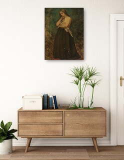 Foto 3 | Cuadro Decorativo - Estudio De Un Modelo- Alfred Stevens - Fotografía - 69x92 - Impresión En Lienzo - Fine Art Tj