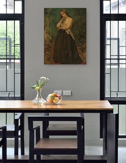 Foto 4 | Cuadro Decorativo - Estudio De Un Modelo- Alfred Stevens - Fotografía - 69x92 - Impresión En Lienzo - Fine Art Tj