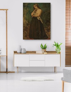 Foto 5 | Cuadro Decorativo - Estudio De Un Modelo- Alfred Stevens - Fotografía - 69x92 - Impresión En Lienzo - Fine Art Tj
