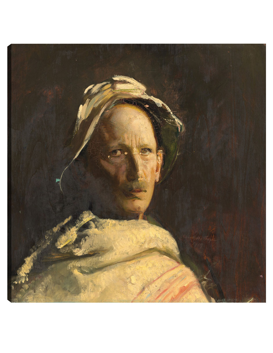 Foto 2 pulgar | Cuadro Decorativo - Auto Retrato- Abbott Handerson Thayer - Fotografía - 31x31 - Impresión En Lienzo - Fine Art Tj