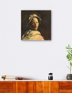 Foto 5 | Cuadro Decorativo - Auto Retrato- Abbott Handerson Thayer - Fotografía - 31x31 - Impresión En Lienzo - Fine Art Tj