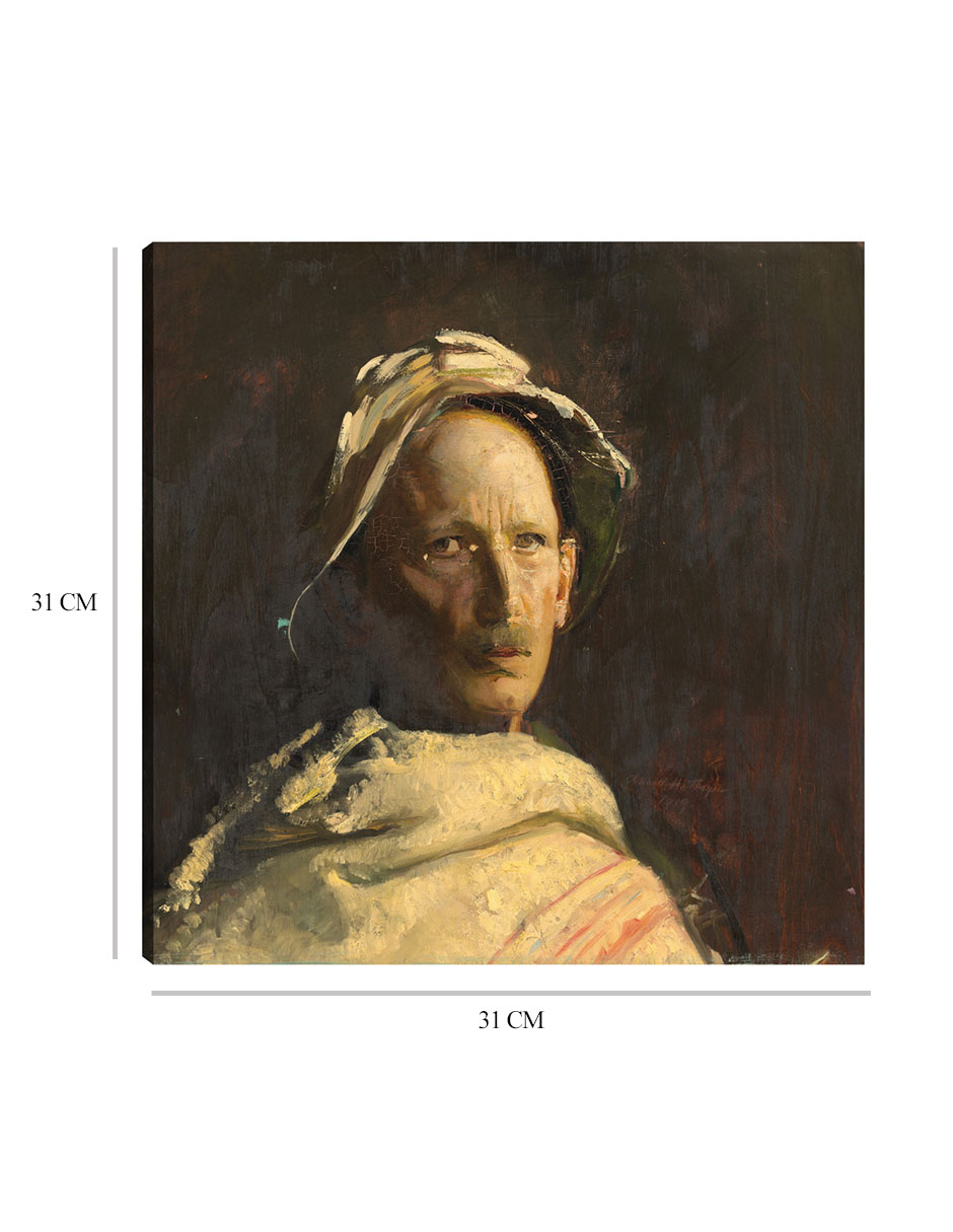 Foto 7 pulgar | Cuadro Decorativo - Auto Retrato- Abbott Handerson Thayer - Fotografía - 31x31 - Impresión En Lienzo - Fine Art Tj
