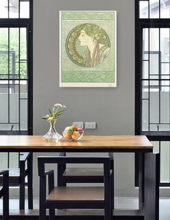 Foto 4 | Cuadro Decorativo - Laurel (1901)- Alphonse Mucha - Fotografía - 69x92 - Impresión En Lienzo - Fine Art Tj