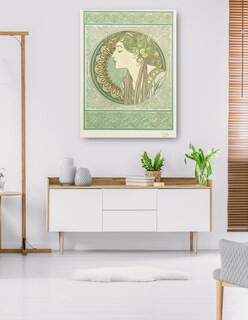 Foto 5 | Cuadro Decorativo - Laurel (1901)- Alphonse Mucha - Fotografía - 69x92 - Impresión En Lienzo - Fine Art Tj